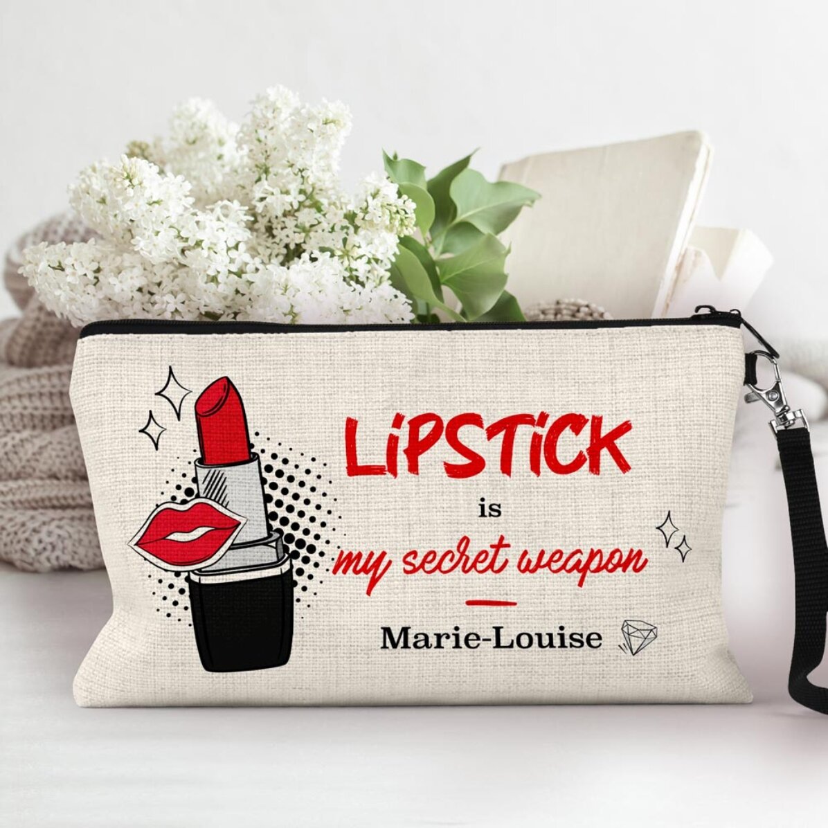 Personalizovaná kosmetická sada s nápisem – My secret weapon