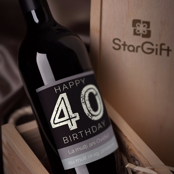 Víno s osobním věnováním – Happy Birthday