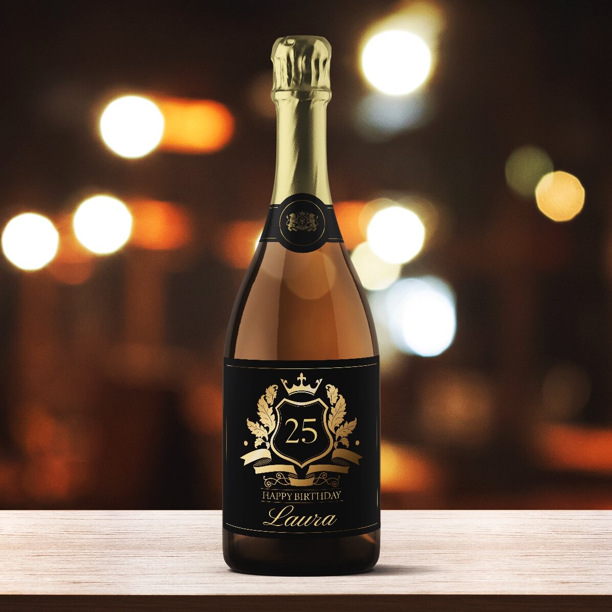 Šumivé víno s vlastním textem – Royalty